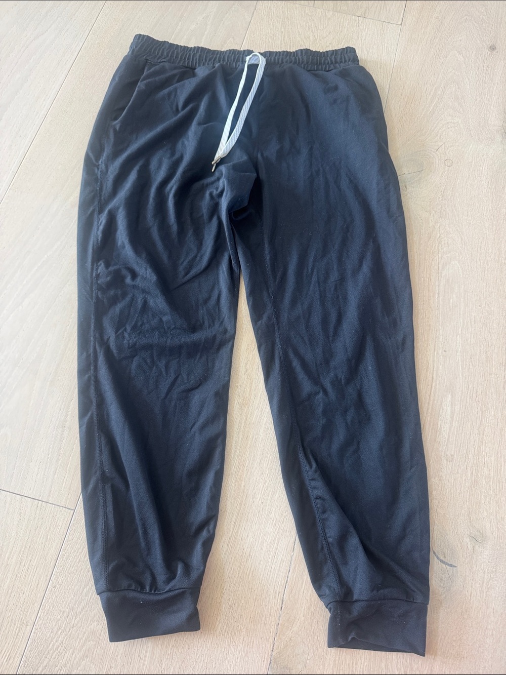 Vuori Black Drawstring Track Joggers